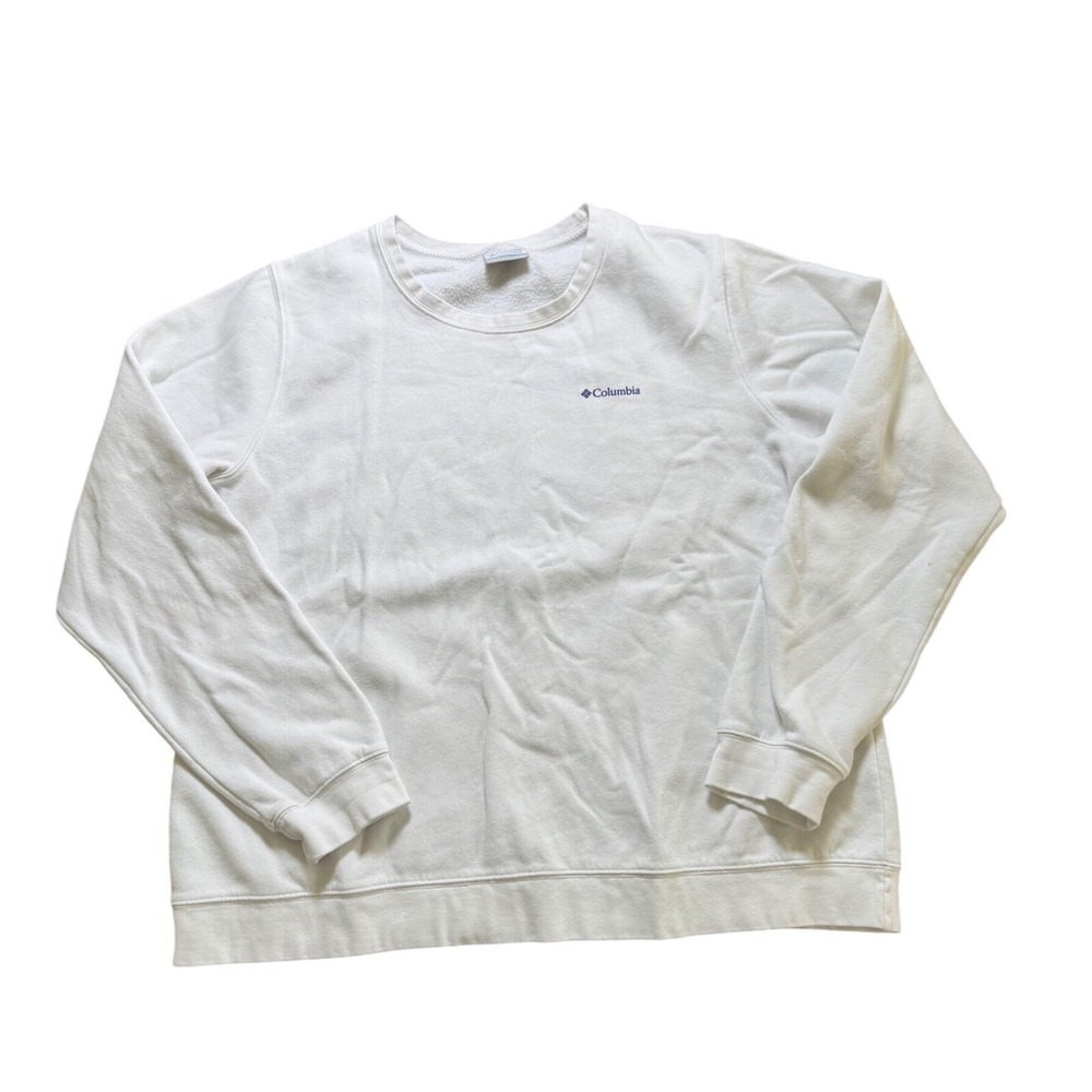Columbia Graphic Crewneck Sweatshirt Mountain Scene Pullover XL